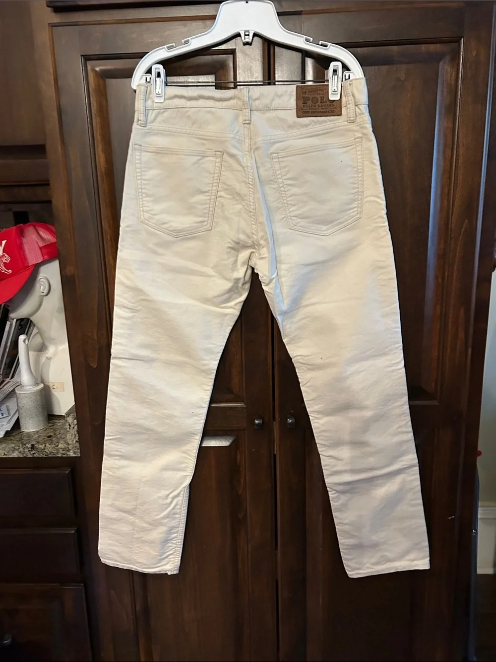 Polo Ralph Lauren Dry Goods Varick Slim Straight 32x30 Ecru Canvas 100% Cotton